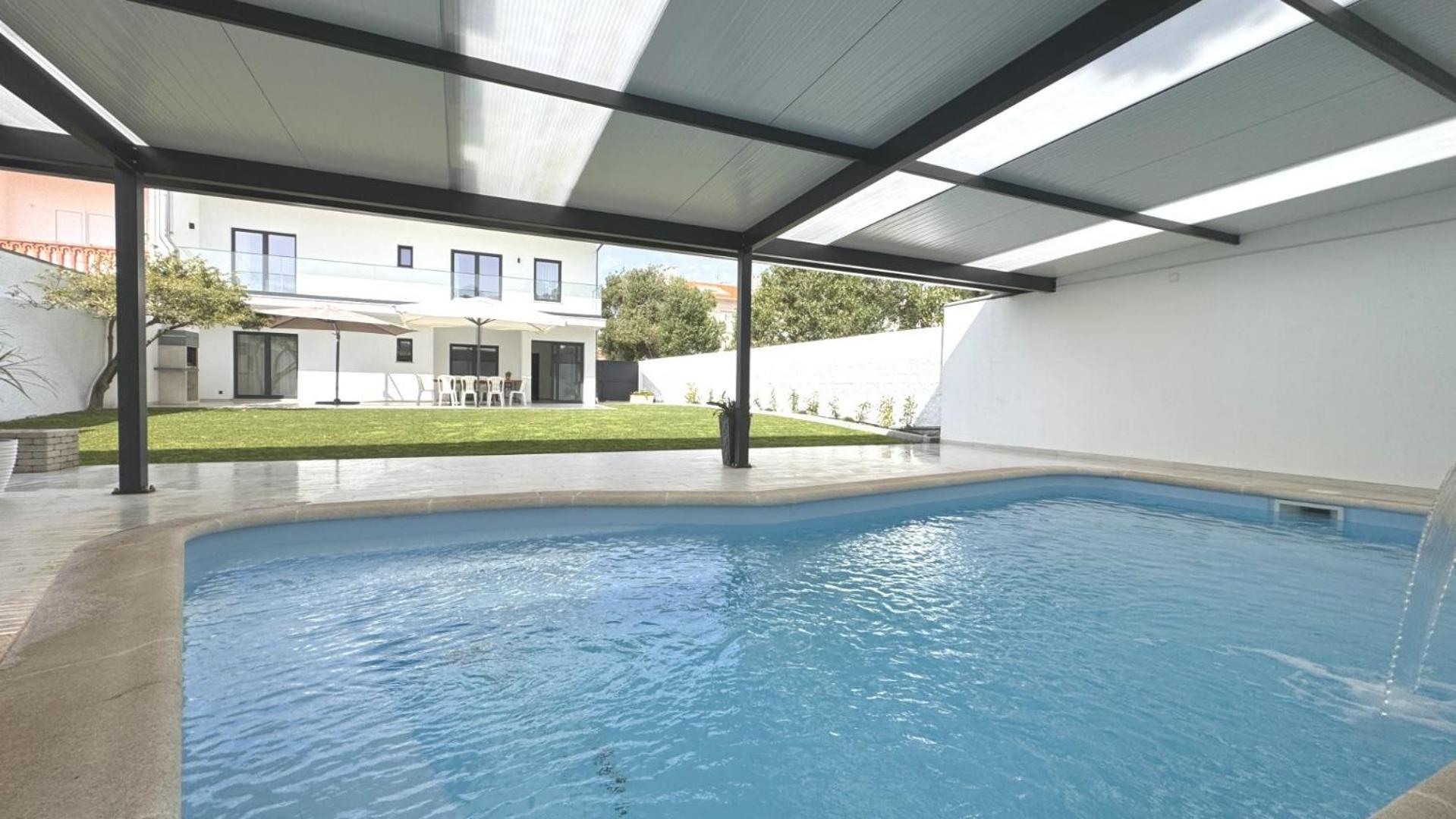 Casa Da Praia, Piscina A Sal, Aquecida E Coberta -Praia Da Barra Luaran gambar